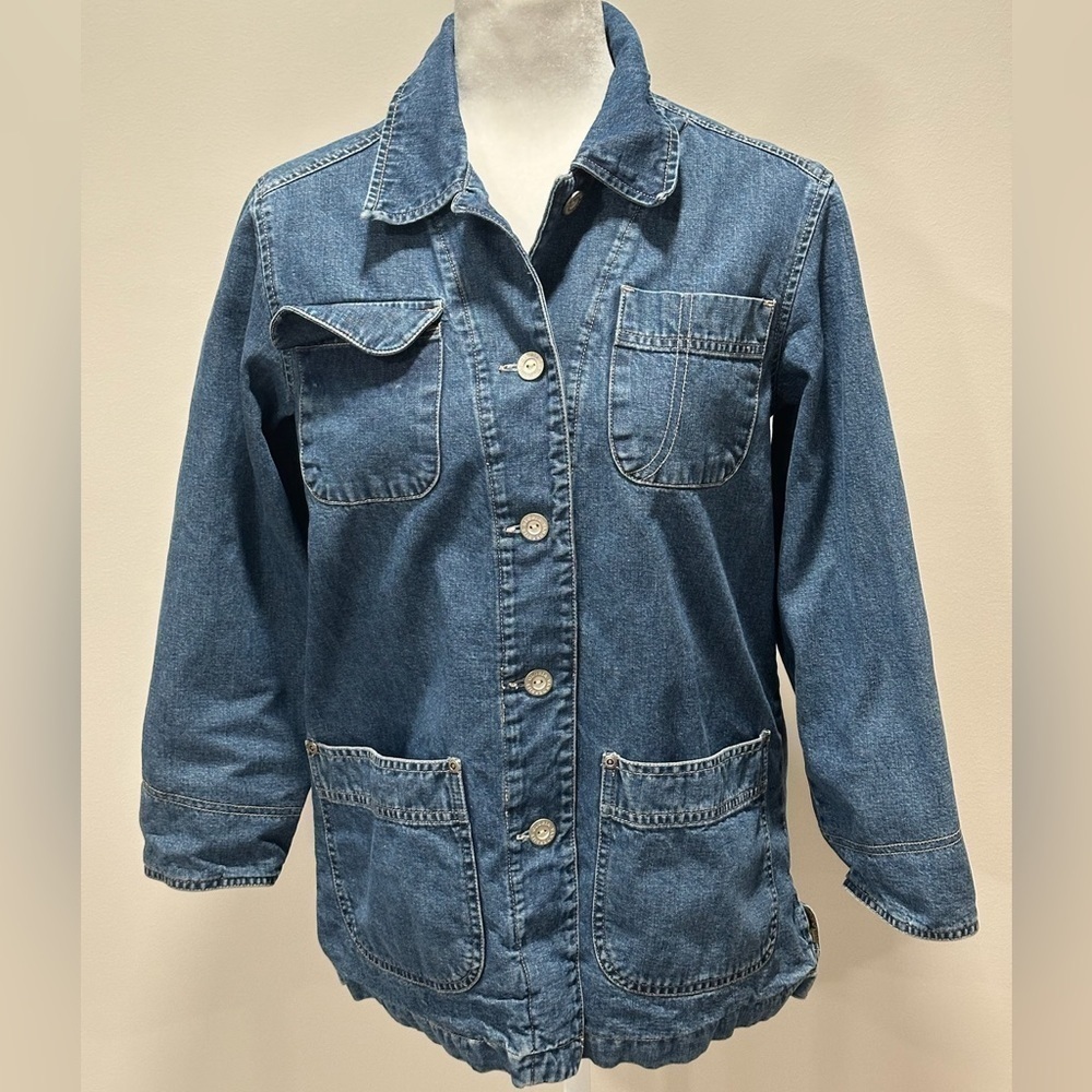 Gloria Vanderbilt Jean Jacket Size PS